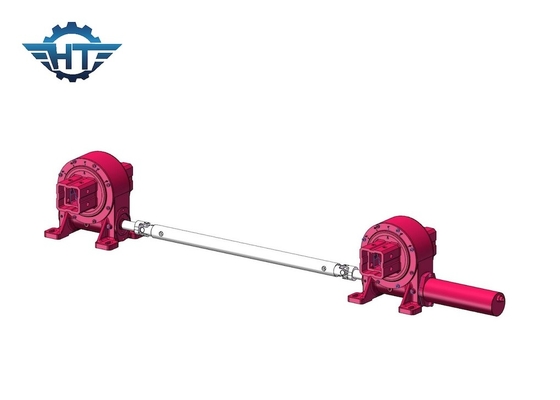 C4 Surface anti-corrosion interne Hard Stop Worm Gear Slewing Drive Pour les applications de performance