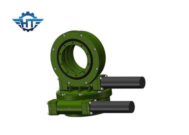 Double boîte de vitesse d'entraînement d'anneau de groupe d'axe avec le moteur adapté planétaire pour le traqueur solaire