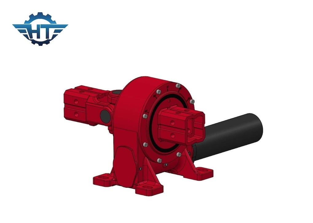 C4 Surface anti-corrosion interne Hard Stop Worm Gear Slewing Drive Pour les applications de performance